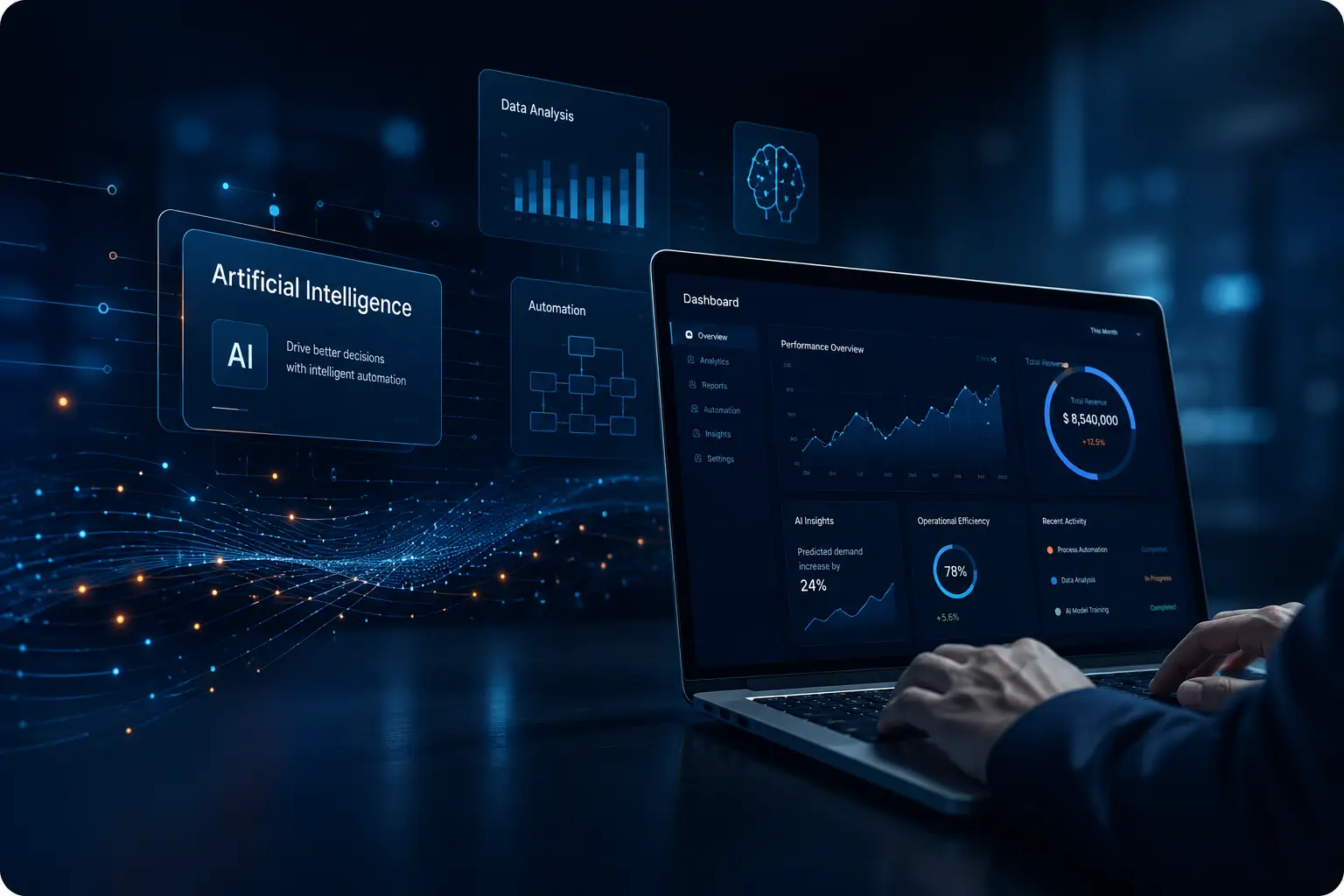 Automatización e inteligencia artificial aplicada a procesos empresariales