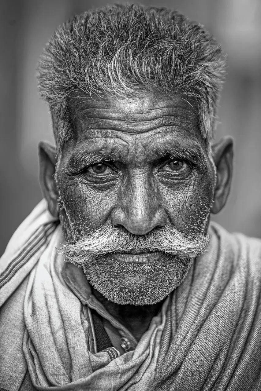man, elderly, human, face, male, portrait, closeup